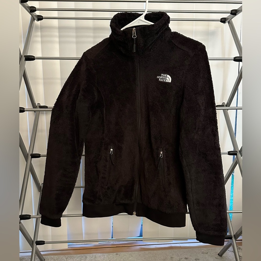 North Face Black Zip Up
